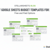 Best Google Sheets Budget Templates for 2026: Free & Paid Options to Organize Your Money