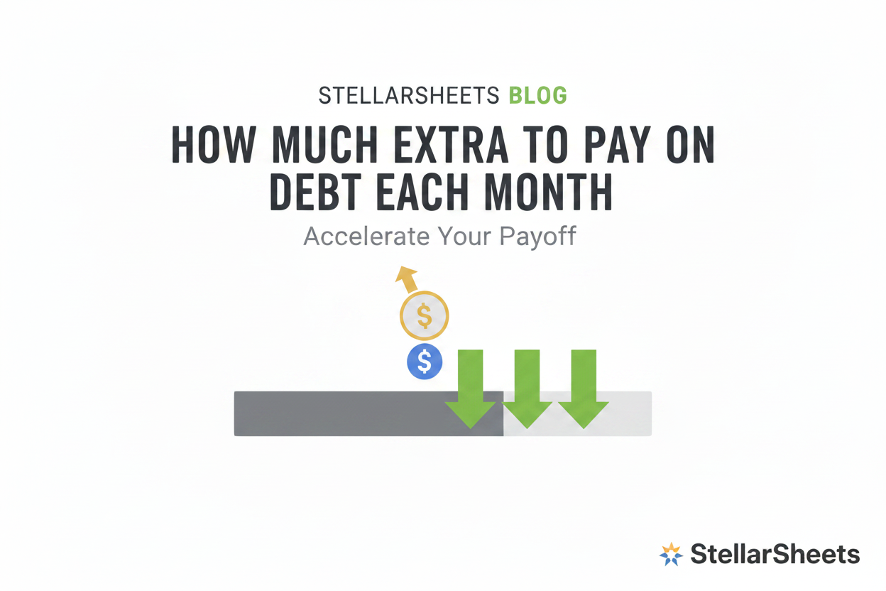 How Much Should I Pay Extra on My Debt Each Month? (Use This Calculator)