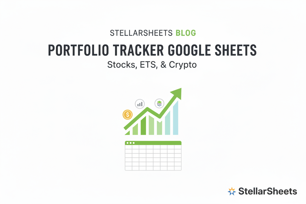 Portfolio Tracker Google Sheets: Track Stocks, ETFs, and Crypto in One Place
