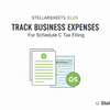 How to Track Business Expenses for Schedule C (Google Sheets Template)